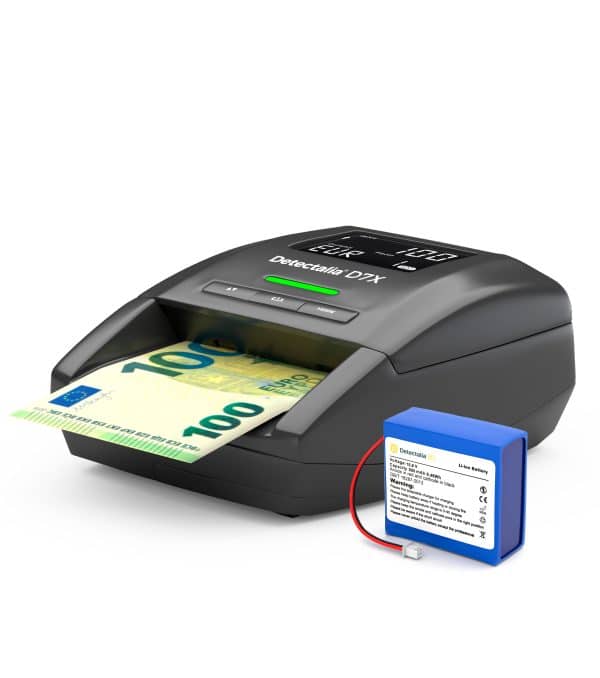 Rilevatore di banconote D7X con batteria B1
